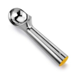 כף גלידה קפיץ צהוב קוטר 55***IC1020