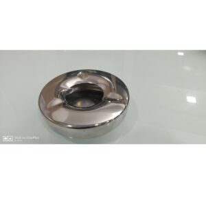 מאפרה נירוסטה סגורה 10 ס'מ