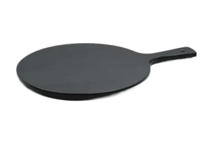 לוח עגול דמוי טורוקו שחור 30 ס''מ + ידית ממלמין***407117b