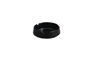 מאפרה עגולה 90 מלמין שחור***508904b