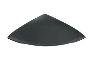 פלטה משולשת קמורה 44.5 מלמין שחור***100617b