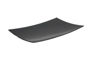 פלטה קמורה 1/1 גובה 4 שחור מלמין***1140lb