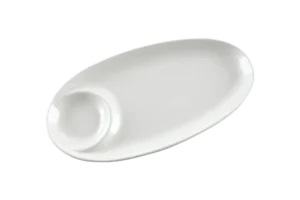 פלטת קינוח פופי 30.5 ס"מ מלמין לבן***115012