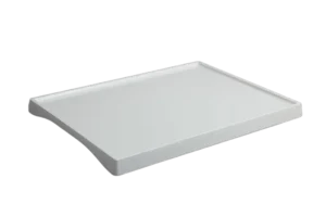 מגש לחדר מוגבה 2.5X29.5X39.5 מלמין לבן***120615