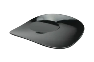 פלטת הגשה מרובעת מנדי 31X31 מלמין שחור***124414b