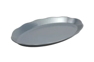 פלטה הגשה אובלית פסיפיק 53*32.5 אפור חלודה מלמין***132511RG