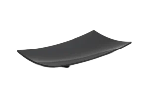 פלטה קמורה 1/3 גובה 4 שחור מלמין***1340lb