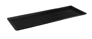 מגש לולבי 40X12 מלמין שחור***402916b