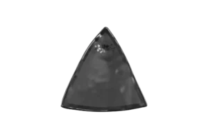 פלטה משולשת סלע 19.3*16.6 ס"מ סקורה מלמין שחור***409975b