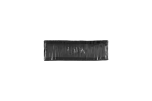 פלטה רישיקש מלבנית 32.2X10 ס"מ סקורה מלמין שחור***410313b