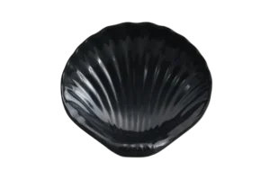 צדף עמוק 14.5 ס"מ מלמין שחור***511505b