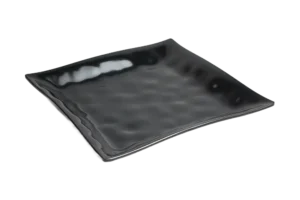 פלטה ריבועית כנרת 35.6 ס"מ מלמין שחור***604914b