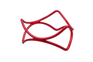 סטנד מצופה גלי 16X8 אדום***920603r