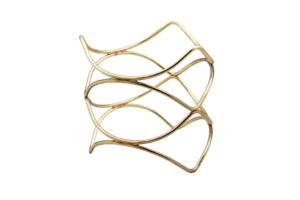 סטנד מצופה גבוה גלי זהב***920608gd