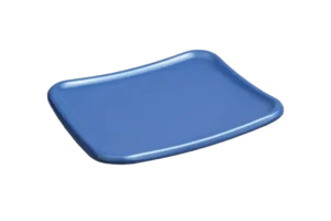 צלוחית מרובעת 12*14 ס"מ מלמין כחול***103106bl