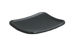 צלוחית מרובעת 17X14 ס"מ מלמין שחור***103107b