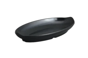 רביירה אובלית 21.5 מלמין שחור***104308b