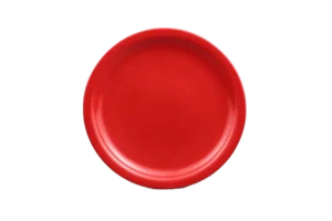 צלחת אקונומיק 19.2 מלמין אדום***120208r