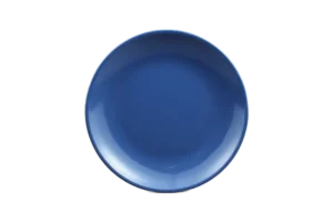 צלחת סהר 23 ס"מ מלמין כחול***122609bl