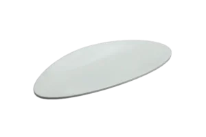 רביירה שטוחה מנדי 25X12X2.5 מלמין לבן***124310