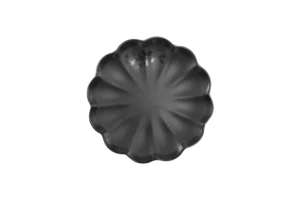 צלחת קויאנג 22.5 ס"מ סקורה מלמין שחור***126009b