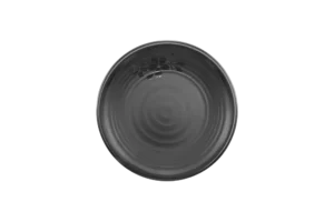 צלחת פוקט 25 ס"מ סקורה מלמין שחור***126310b