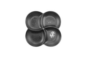 קברט נונתאבורי מחולק ל-4 32*23 ס"מ סקורה מלמין שחור***126811b