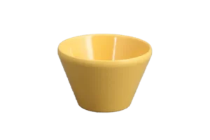 בול קוני 8.5 ס"מ מלמין צהוב***207204y