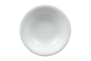 צלחת לחומוס 19 ס"מ מלמין לבן***208408