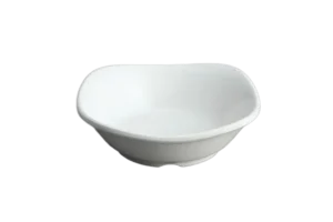 צלוחית רבועית 10X3.3 מלמין לבן***209603