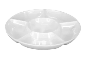 קברט 6 תאים קמומה 30 ס"מ מלמין לבן***214312