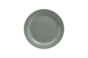 צלחת 27 ס"מ דמוי אמייל אפור פס לבן מלמין***2206112