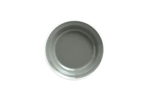 צלחת עמוקה 20 ס"מ דמוי אמייל אפור פס לבן מלמין***2208082