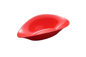 רביירה עמוקה מנדי 25X12X8 מלמין אדום***224310r