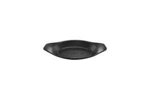 רביירה עם ידיות 22.5X13X3.8 ס"מ סקורה מלמין שחור***409509b