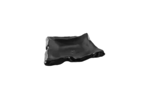 צלוחית עמוקה סלע 20X16 ס"מ סקורה מלמין שחור***410008b