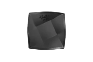 צלחת יהלום 25.4 ס"מ סקורה מלמין שחור***529110b