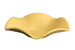 קערת פרח 39 מלמין צהוב***200815y