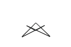 סטנד כוכב מצופה נמוך ג. 10.4 ס"מ שחור***920704b