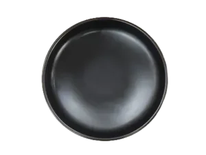 צלחת מלמין עמוקה 19 ס"מ שחור