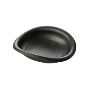 צלחת מאזה מלמין שחור 17*14.6*4.7  12135