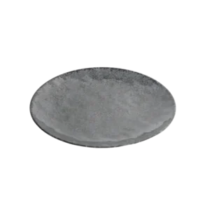 צלחת עגולה אפור מלמין 20 ס"מ ANTIK