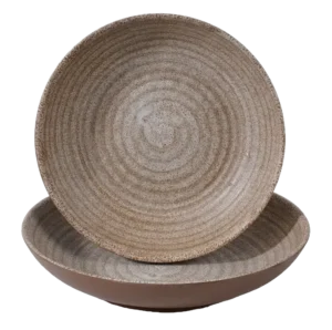 צלחת עמוקה מלמין 23.3X4.8 ס"מ BROWN