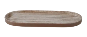 פלטה מלבנית מלמין 28.8X1.8 ס"מ BROWN