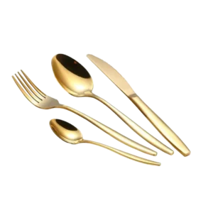 מזלג שולחן  אריאל זהב - תריסר