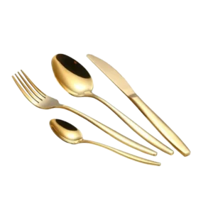 מזלג עוגה אריאל זהב - תריסר