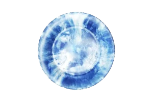 צלחת 17.5 ס"מ קלאודי כחול מלמין***122907OI