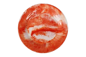 צלחת 17.5 ס"מ קלאודי אדום מלמין***122907RI