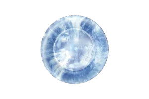 צלחת 22.5 ס"מ קלאודי כחול מלמין***122909OI