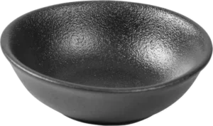 תחתית לחמאה פורצלן שחור 7 ס'מ גס 11100223